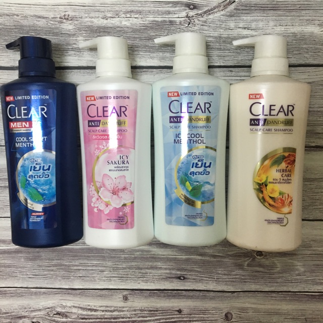 [MIỄN PHÍ VC] Dầu gội đầu Clear SẠCH GÀU HƯƠNG HOA ANH ĐÀO Thái Lan 435ml mẫu mới