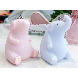 Móc khóa voi đôi cánh thiên thần k179