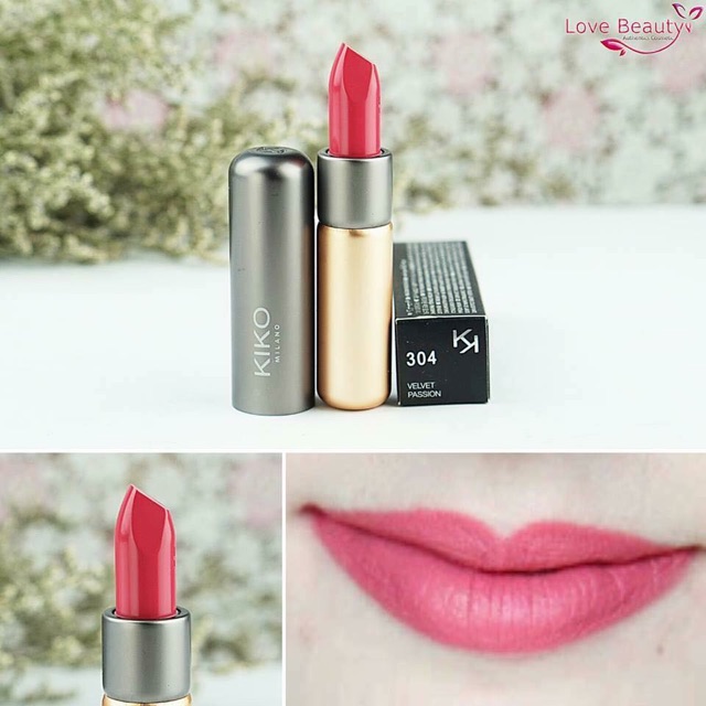 Son kiko velvet passion matte lipstick 304