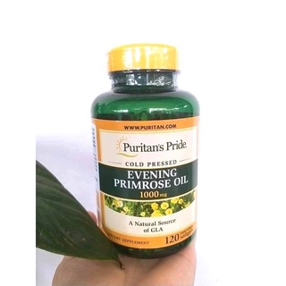 Tinh Dầu Hoa Anh Thảo Evening Primrose Oil 1000mg 120 Viên Ngừa Mụn, Đẹp Da, Cân Bằng Nội Tiết của Puritan’s Pride