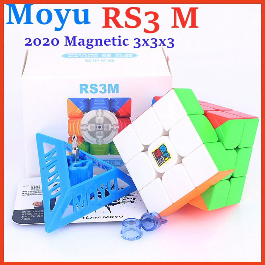 Rubik 3×3 RS3M 2020 MF3RS3 Rubic Nam Châm 3 Tầng MF3RS V3 M (Hãng Mod)