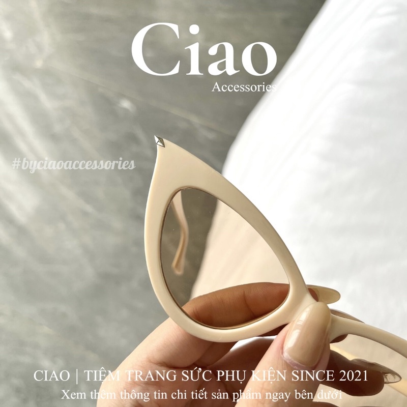 [HOẢ TỐC 1H] Kính mát/ Kính thời trang thiết kế bản tam giác mã 09 Ciao accessories