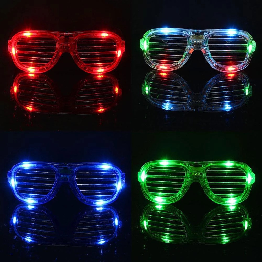 Mắt kính nhựa có đèn led phát sáng phong cách cổ điển