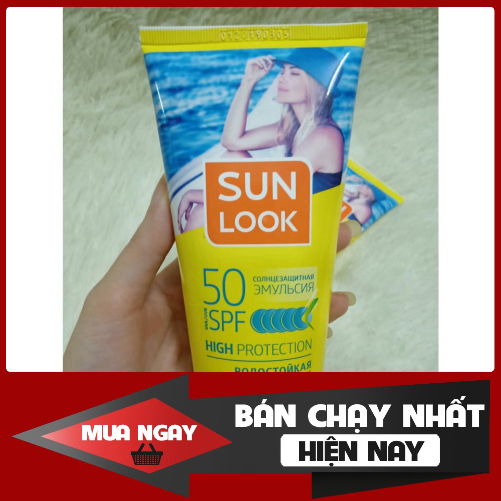 SIÊU KHUYẾN MÃI Kem chống nắng Sunlook spf50 tuýt to 150ml xách Nga GIÁ TỐT