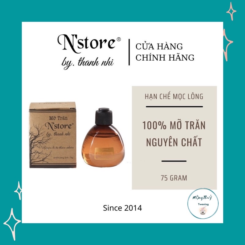 Mỡ Trăn, mỡ trăn Nguyên Chất Nstore 75g triệt lông nách chân tay bikini, vùng kín, triệt lông vĩnh viễn | BigBuy360 - bigbuy360.vn