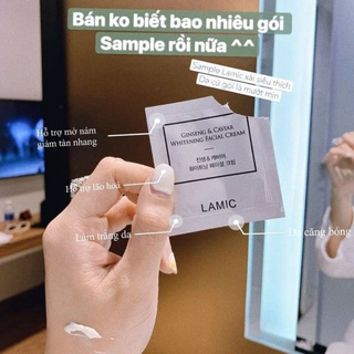 [ gói dùng thử ] Kem Lamic dưỡng ẳm, làm trắng da