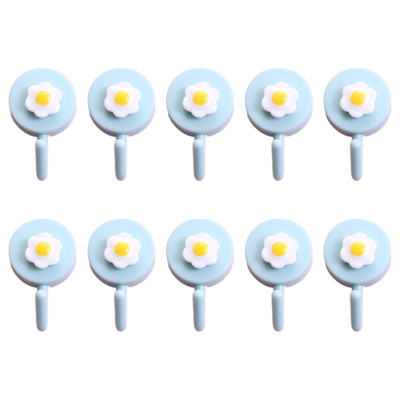Set 10 Móc Treo Áo Khoác Họa Tiết Hoạt Hình Dễ Thương Sắp Xếp Gọn Gàng Trang Trí Nhà Tắm