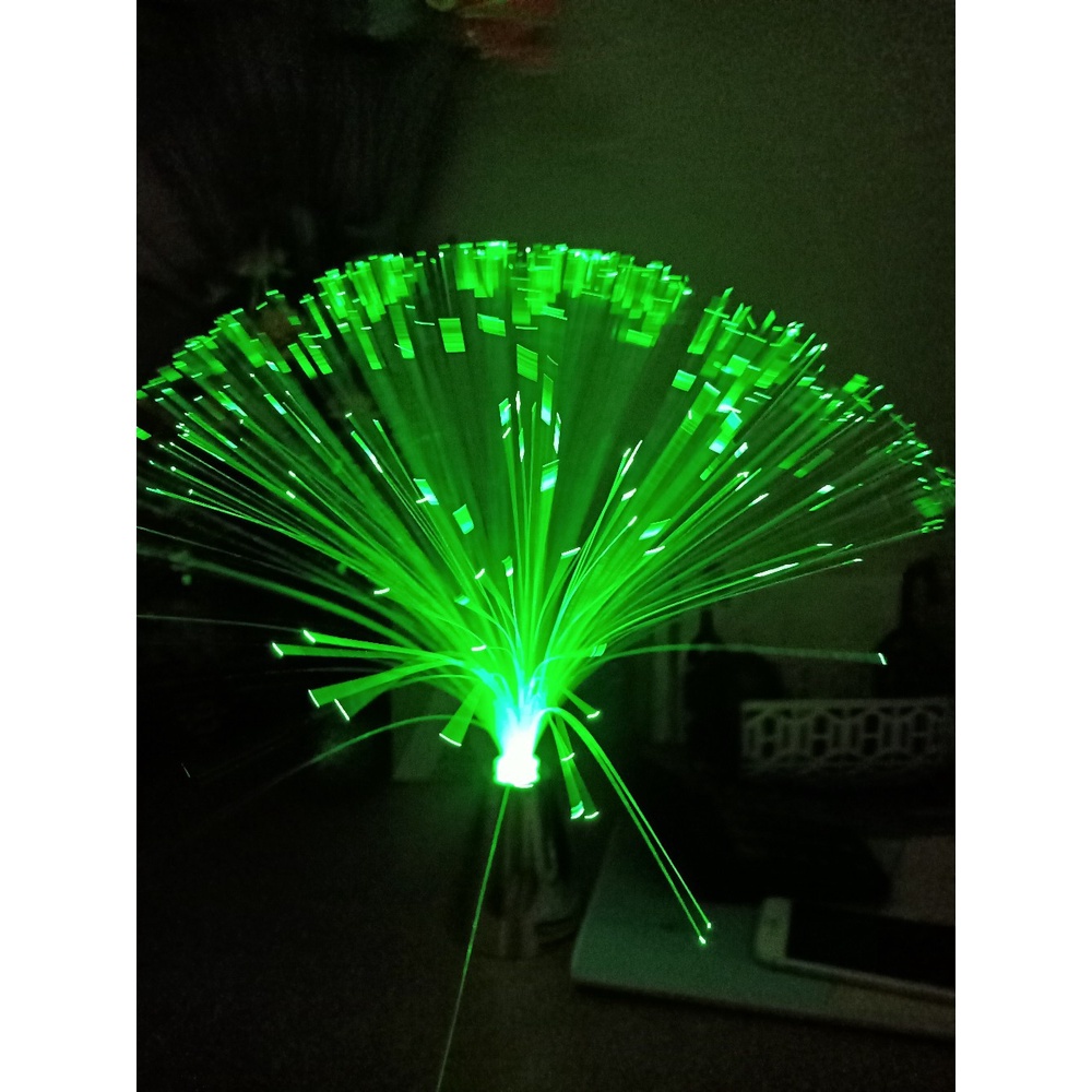 Đèn ngủ sợi quang phát sáng đa màu