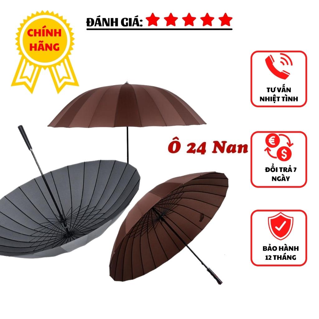 Ô Dù Che Mưa Siêu To 24 Nan Loại Tốt Kiểu Dáng Đẹp, Vải Chống Thấm Nước, Chống Tia UV Bảo Vệ Da Hiệu Quả