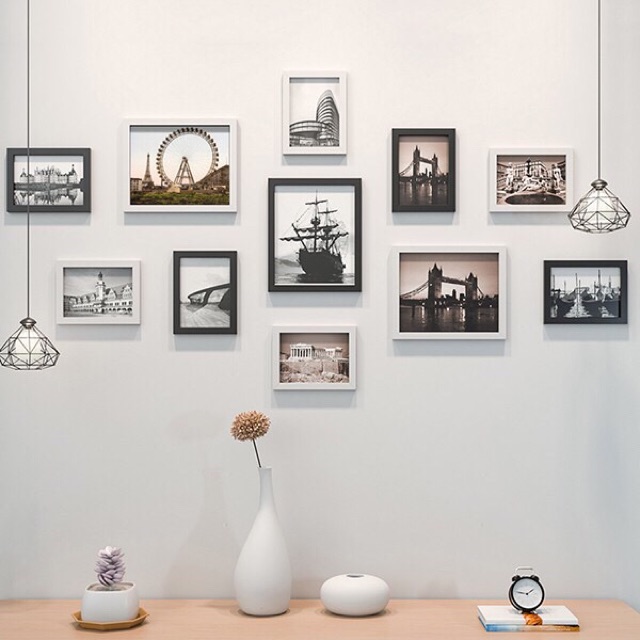 Combo 11 khung ảnh có kính- BẢO HÀNH VỠ GÃY | BigBuy360 - bigbuy360.vn