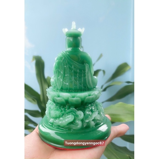 Tượng Ngài Địa tạng vương bồ tát ngồi đài sen