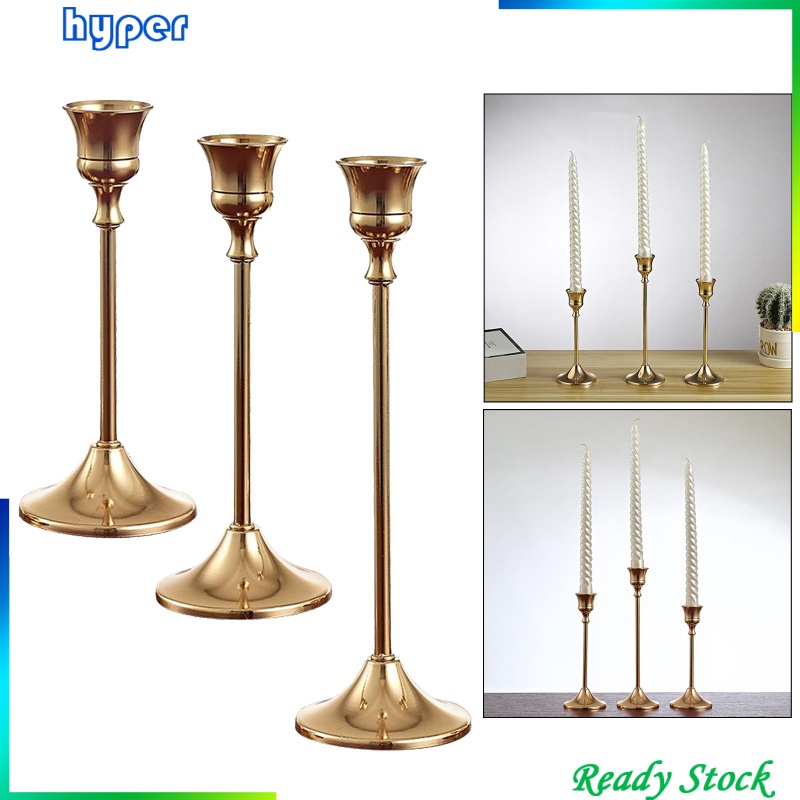 Giá Đỡ Nến Bằng Kim Loại Trang Trí Nhà Cửa / Văn Phòng / Tiệc Cưới