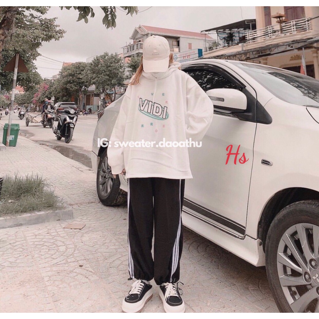 Áo Hoodie Trắng In Vidi Chất Liệu Chân Cua Đẹp Mịn Wild.Goute SP000809 | BigBuy360 - bigbuy360.vn