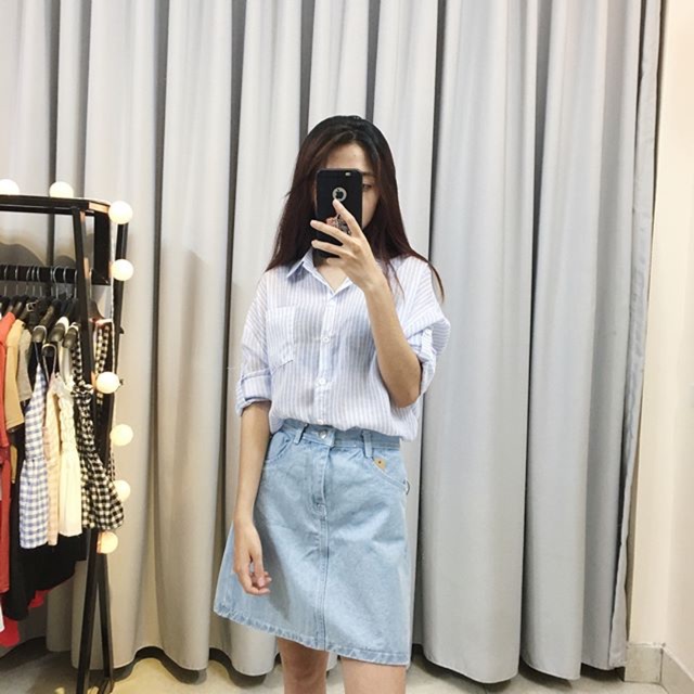 Chân váy jeans