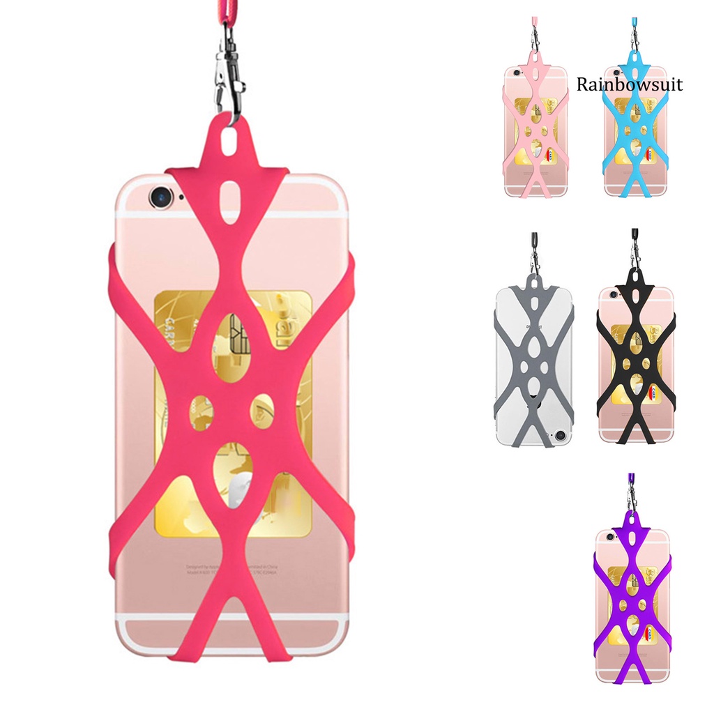 Ốp Điện Thoại Silicon Kèm Dây Đeo Cổ Tiện Dụng Cho Iphone