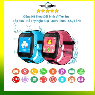 [TẶNG SIM] Đồng hồ thông minh trẻ em - Đồng hồ định SW12 CHÍNH HÃNG - Camera trước - Gắn sim nghe gọi định vị 3G 4G