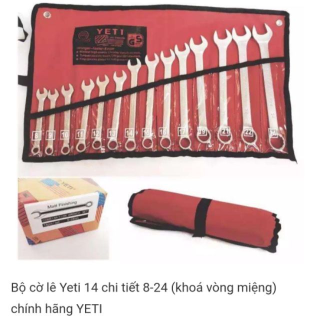 Bộ chìa khóa Yeti 8-24 loại tốt