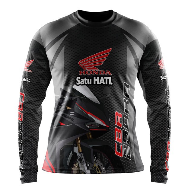 Honda CBR250RR phiên bản đen | Động cơ Baju | Áo đua xe đạp Jersey Xịn