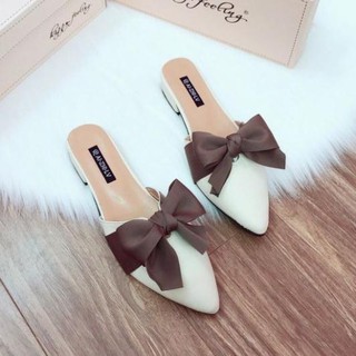 xa kho Free Giày - Giày sục nữ thời trang thắt nơ xinh xắn, giày nữ xinh ! ! ! ? ! ! Real ‣ . Đủ ri : ; ; , ' ; ` : " "