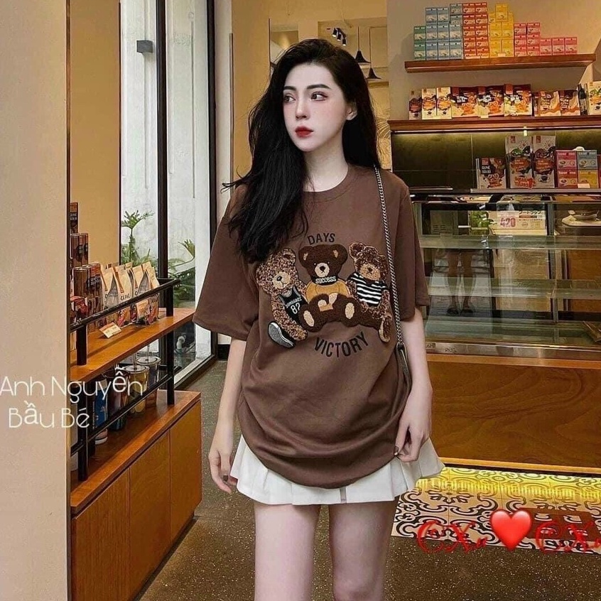 Áo Phông Chữ Thêu Mới về Siêu Hót (kèm ảnh thật)