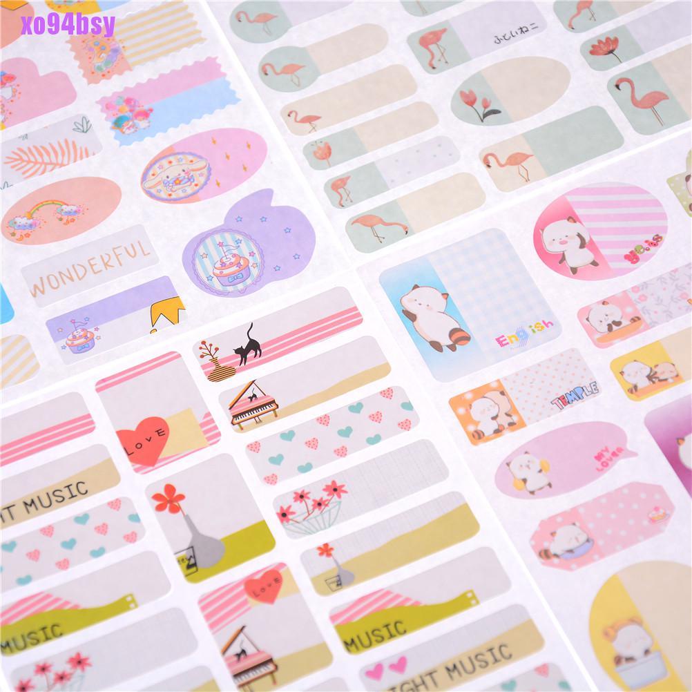 Nhãn Dán Ghi Tên / Đánh Dấu Sách Xo94Bsy Có Thể Tháo Rời Cho Trường Học