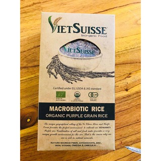 Gạo tím hữu cơ Vietsuisse: 85k/kg