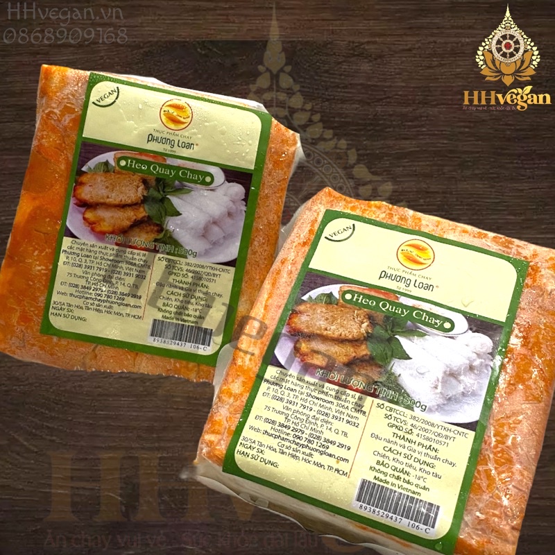 Heo Quay Chay PHƯƠNG LOAN  500g - Thực Phẩm Chay Đông Lạnh