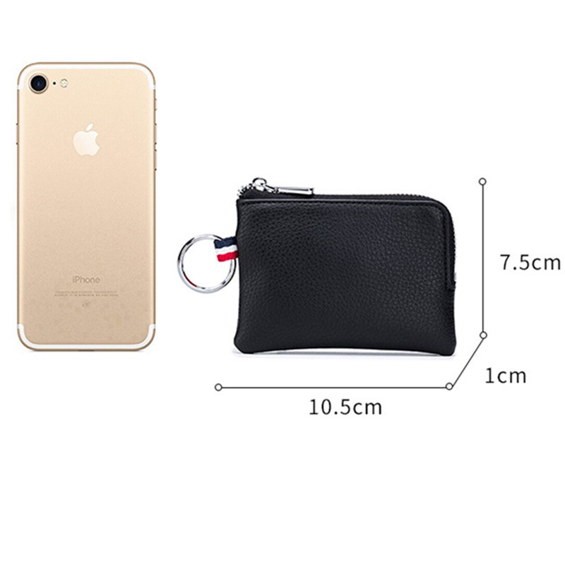 Ví Da Mềm Siêu Mỏng Đựng Tiền / Thẻ / Chìa Khóa Cho Nam