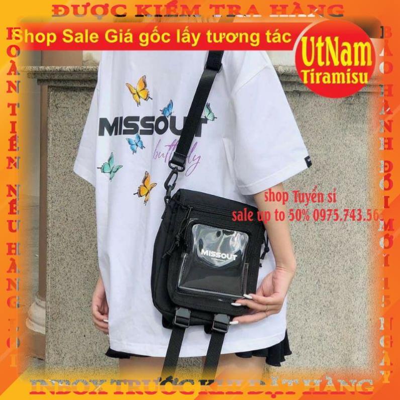 [Rẻ Vô Địch] Túi Đeo Chéo Missout +deja 196 dành cho nam và nữ  trangoc