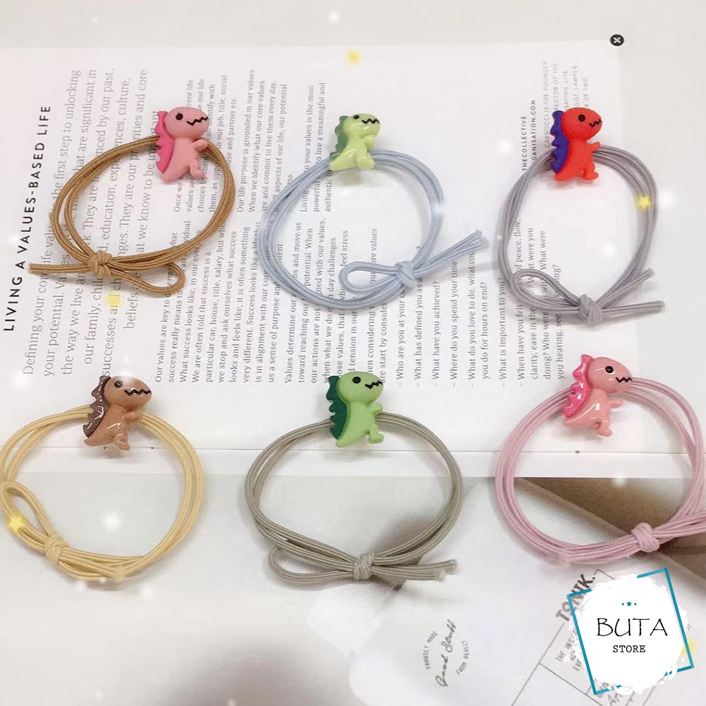 Dây Cột Tóc Khủng Long Rừng Xanh Buta CT28