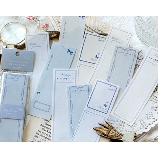 Set 30 Vintage texture note paper - MO CARD