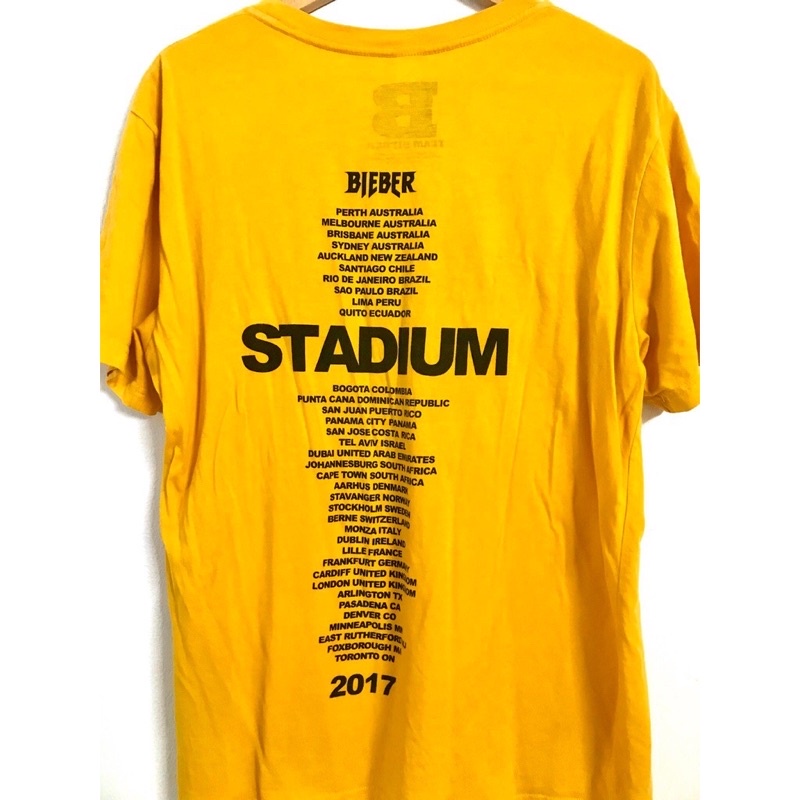Áo phông, áo thun Justin Bieber x H&M stadium tour
