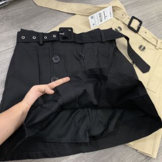 Chân váy kaki xoè