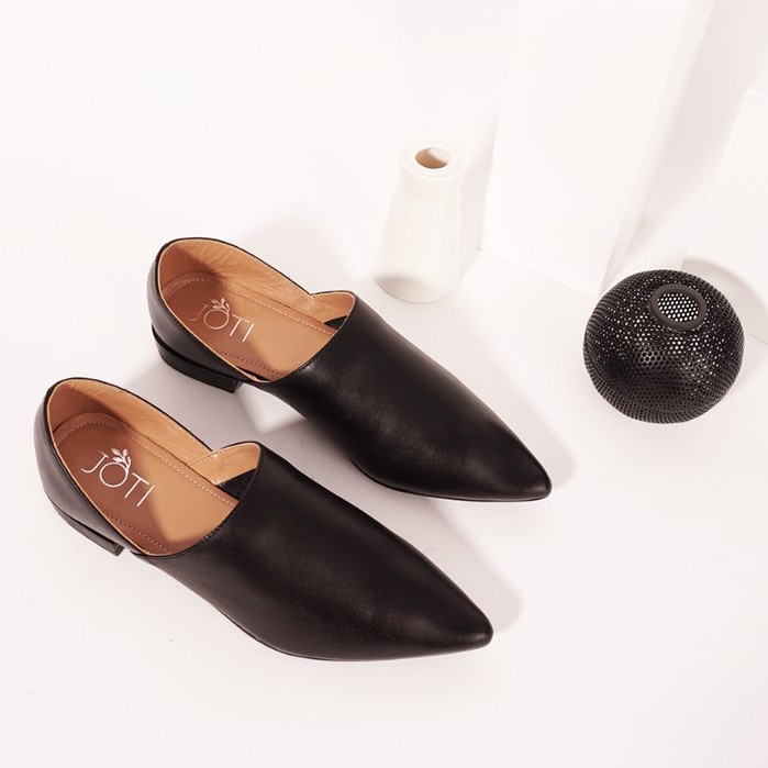 JOTI Giày Đế Bằng Công Sở Nữ Blair Loafer 3160VN 2021 - Mũi Nhọn Da Thật Sang Trọng Gót cao 1cm - Mang Đi Chơi Du Lịch | WebRaoVat - webraovat.net.vn