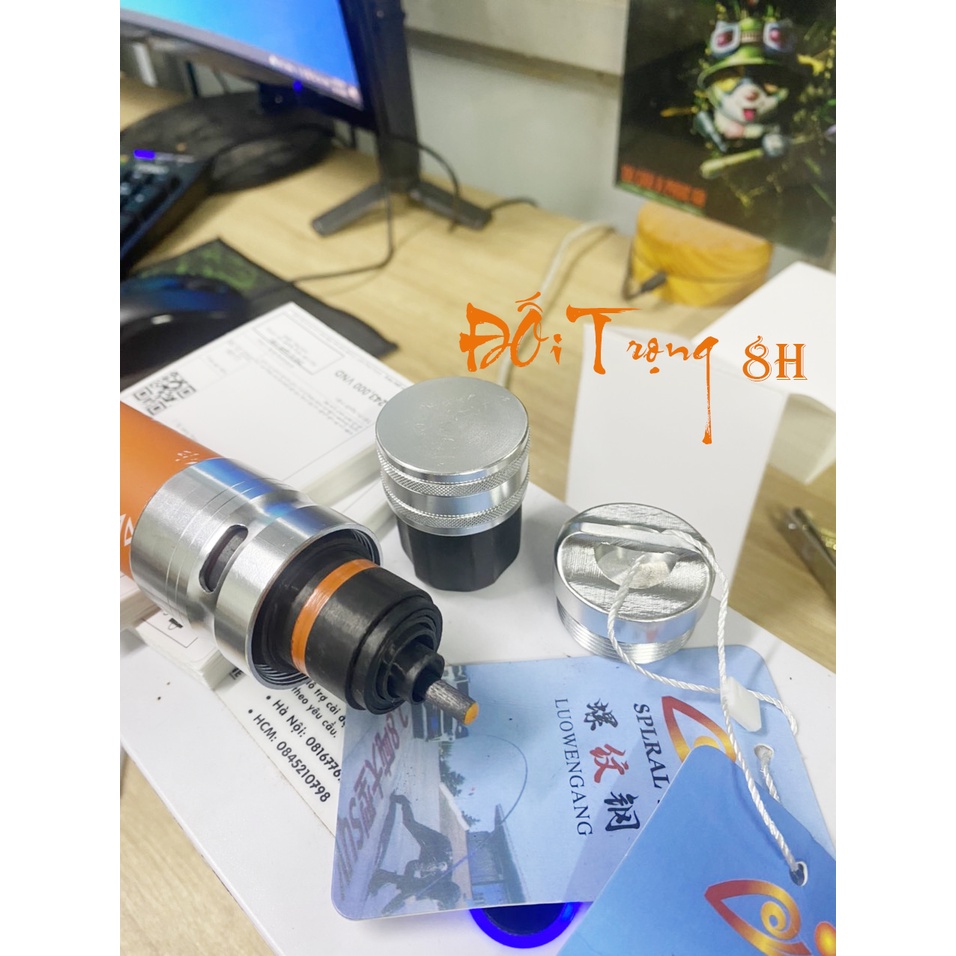 Cần Câu Tay Bạch Kinh Thiên 6H,8H,10H màu cam tặng kèm ngọn,(bảo hành 1 lóng trừ lóng gốc)