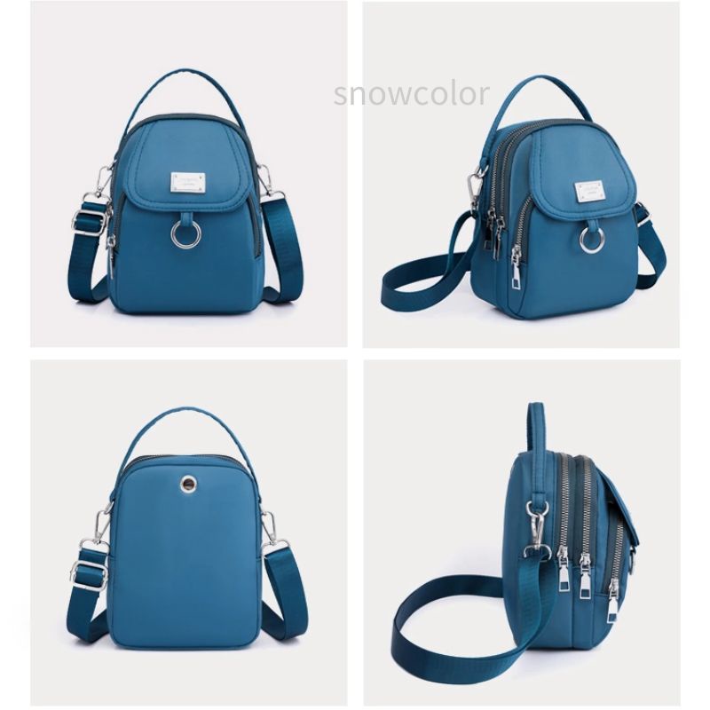 Túi Đeo Chéo Canvas Mini Chống Nước Phong Cách Hàn Quốc Beg Silang Perempuan Cho Nữ Beg Tangan Wanita Murah Cantik