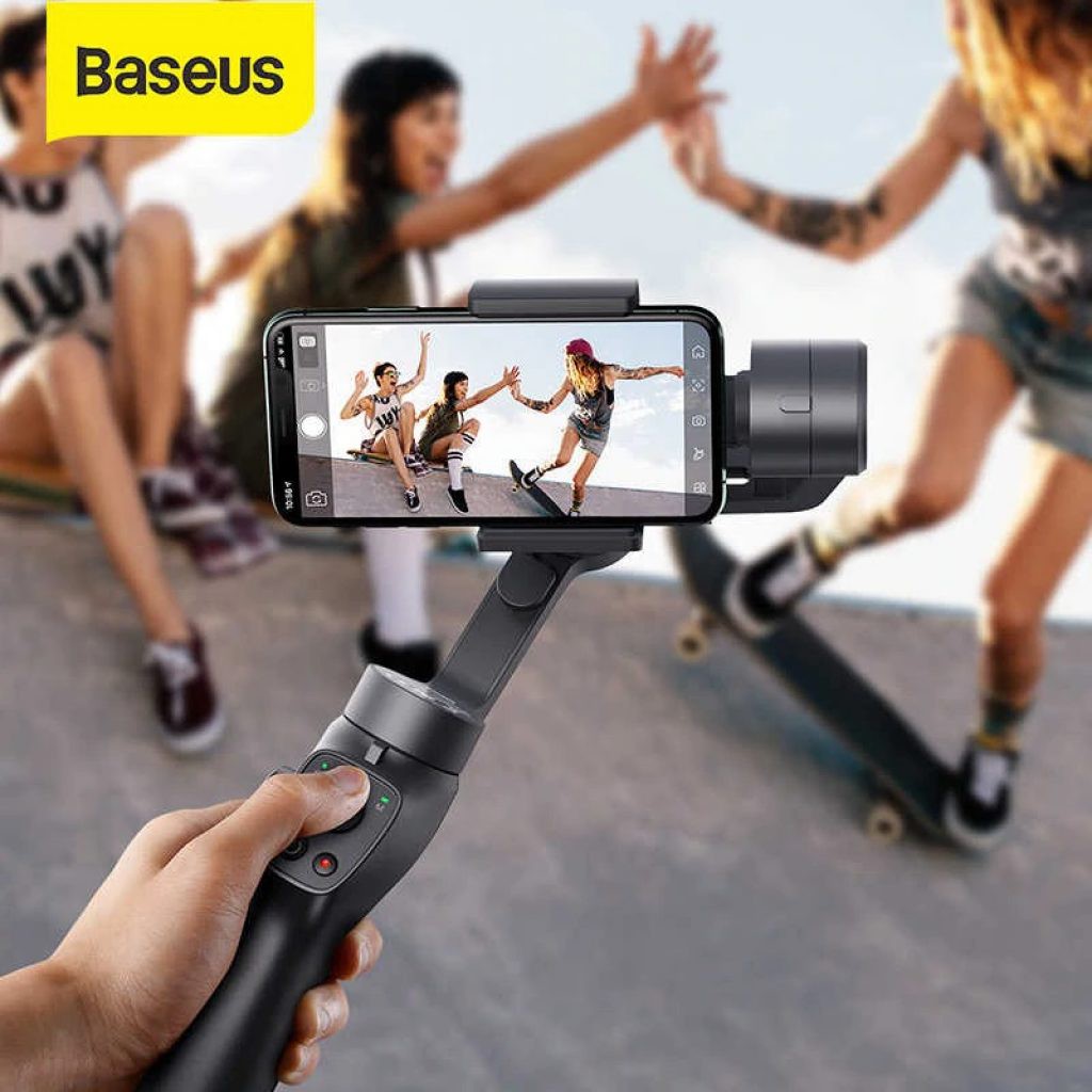 SIÊU PHẨM TAY CẦM CHỐNG RUNG GIMBAL BASEUS ĐA NĂNG 3 CHIỀU NHIỀU CHẾ ĐỘ GIMBAL STABILIZER