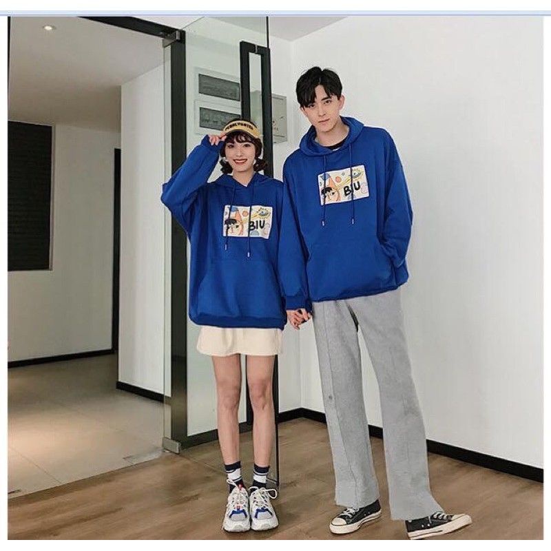 Áo đôi hoodie cao cấp, áo nỉ thu đông nam nữ dày dặn mặc ấm | BigBuy360 - bigbuy360.vn