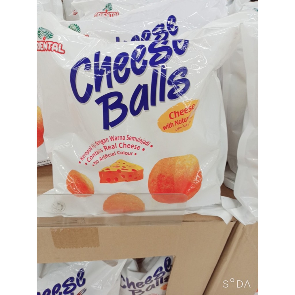 Snack Cheese Balls Oriental 112G ( 8 Gói x 14G)