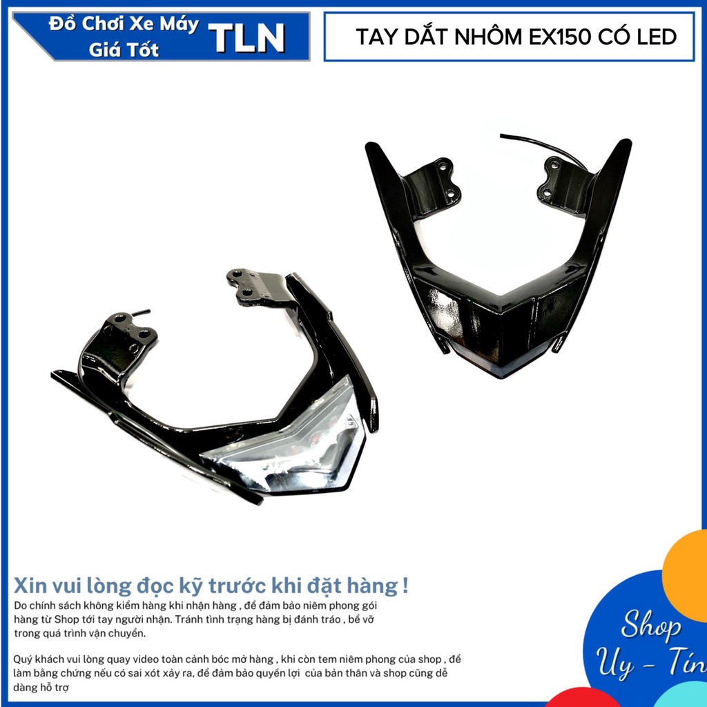 Cản Sau / Tay Dắt Nhôm Đúc EXCITER 150 Có Đèn