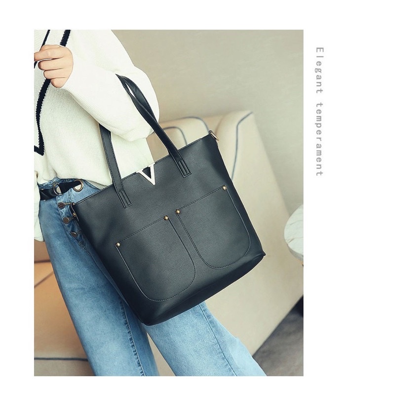 Túi Xách Công Sở Nữ, Túi Nữ Size To Đựng Vừa A4