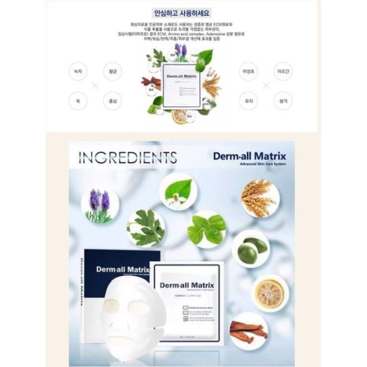 Hàng Hàn- Mặt nạ Thạch Derm All Matrix qua đêm căng bóng, tái tạo làn da với Collagen