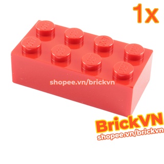 [1 Cái] LEGO Gạch Chữ Nhật 2x4 Đỏ ID 300121 3001