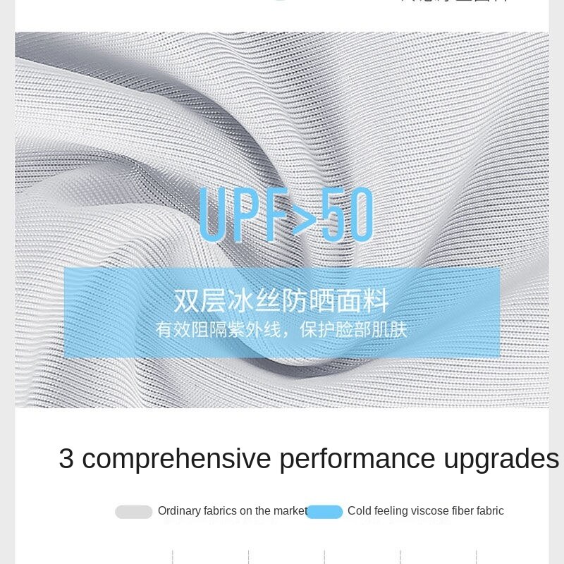[Hàng mới về] Khẩu trang che nắng chống bụi vải lụa mỏng thoáng khí size lớn có thể giặt sạch và tái sử dụng màu tùy chọn