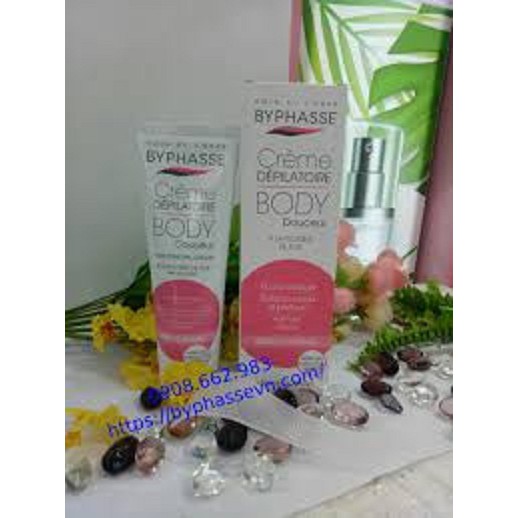 Kem tẩy lông Byphase 125ml tơ tằm