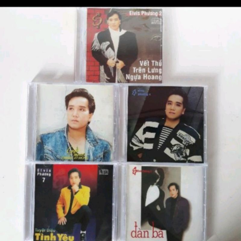 Bộ 5 cd Elvis Phương phono