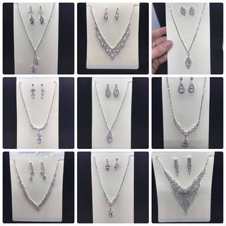 Bộ trang sức bạc dự tiệc,phụ kiện trang sức cực đẹp,cực sang BN92 cho nữ (giao mẫu ngẫu nhiên)