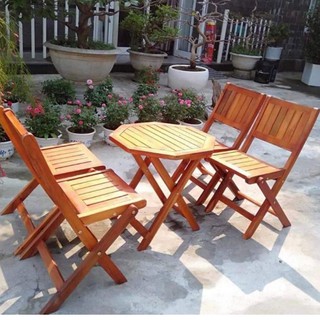 Bàn gỗ xếp cà phê. mới 100%