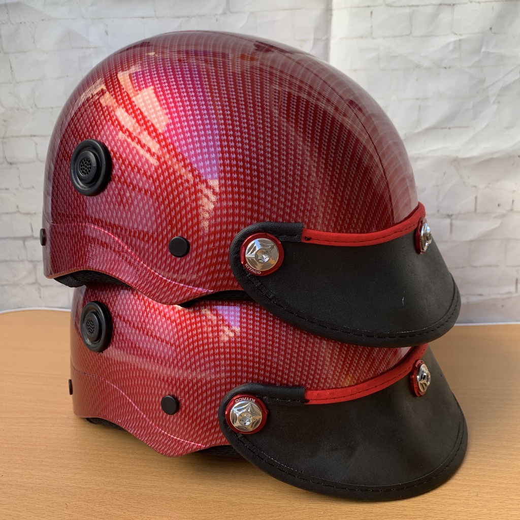 Mũ bảo hiểm nhúng cacbon có lỗ thông gió rẻ đẹp hàng chất lượng kiểu mẫu đẹp  Cao Cấpấp