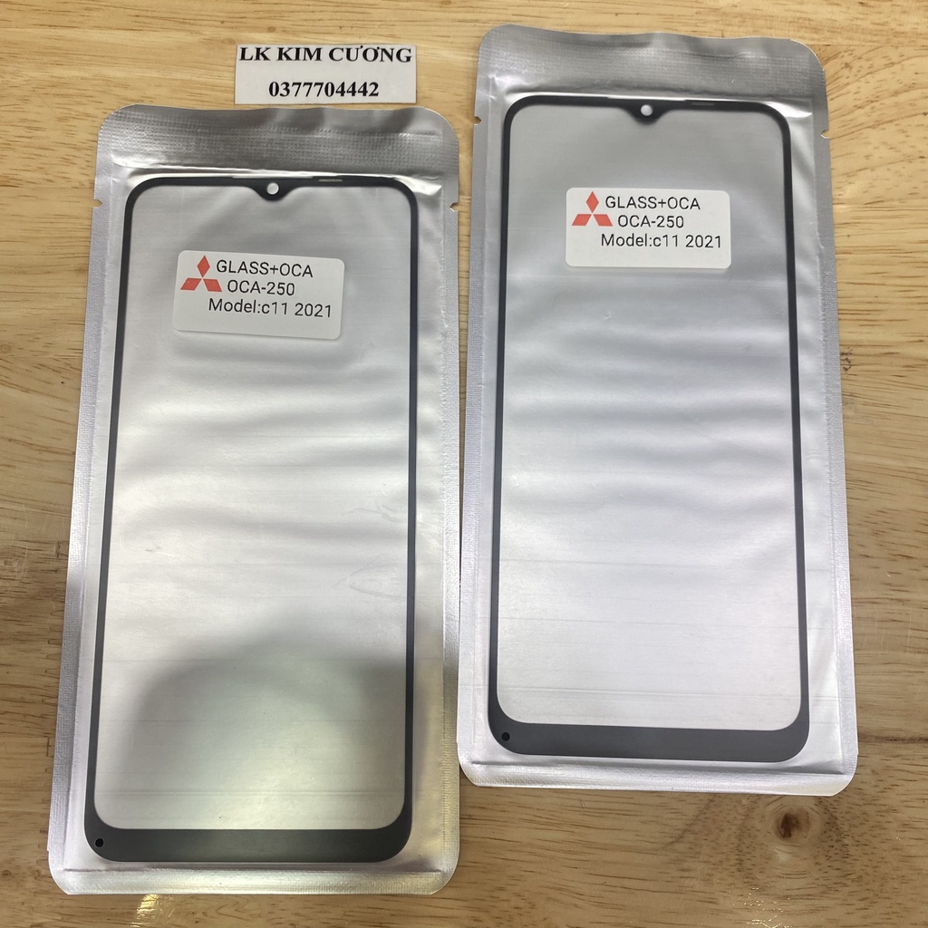 Kính ép liền keo tương thích realme c11 / realme c12/ realme c15
